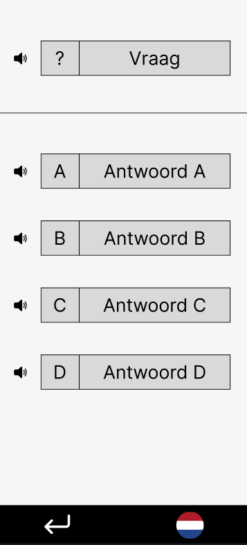 Quizvraag concept